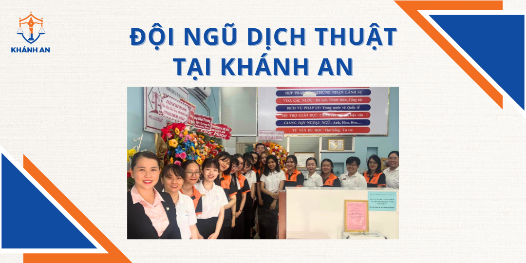Đội ngũ nhân viên công ty TNHH Dịch Thuật - Visa Khánh An