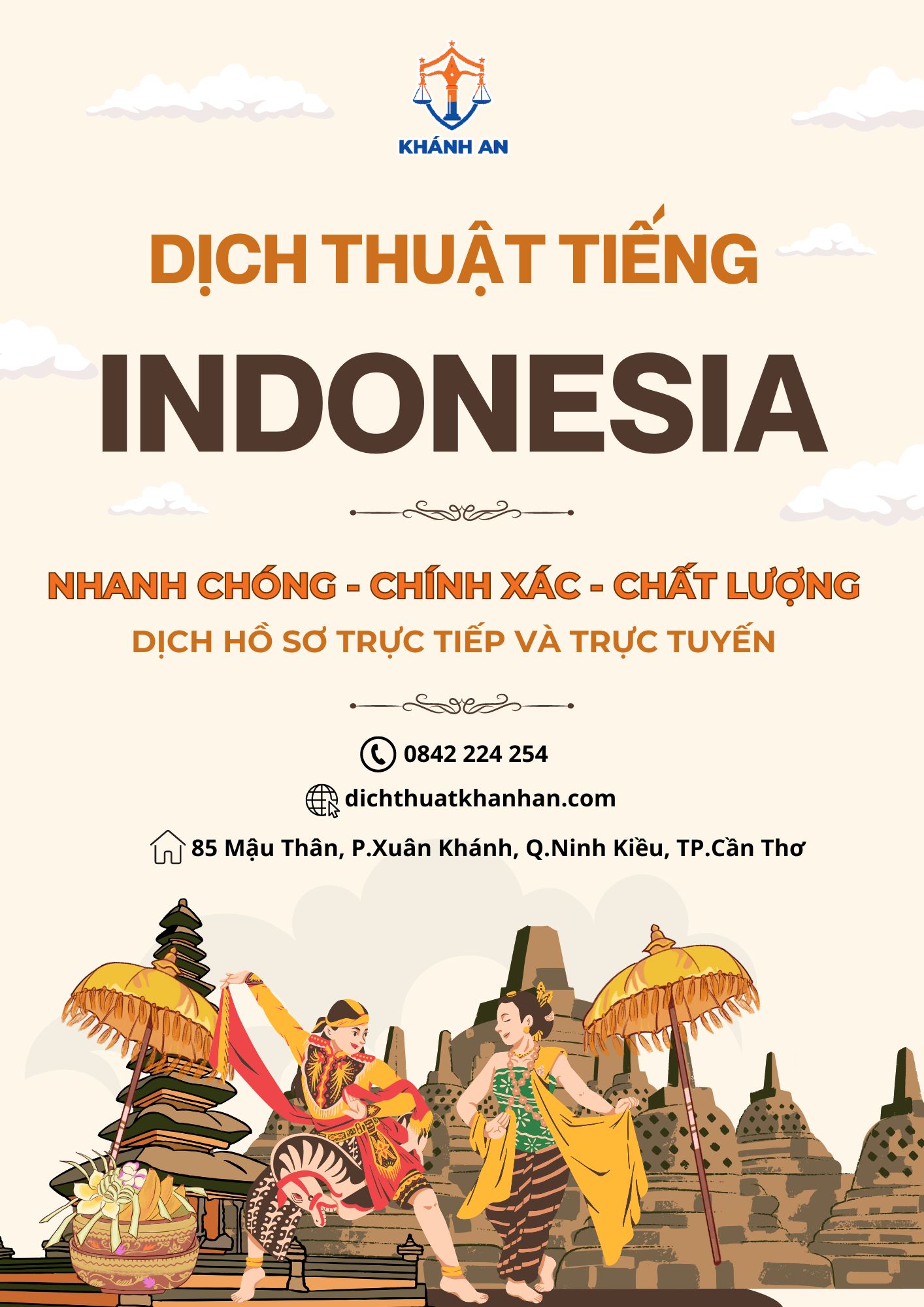 Dịch thuật tiếng Indonesia tại Cần Thơ - Dịch thuật Khánh An