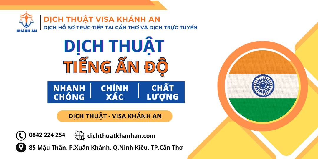 Dịch tiếng Ấn Độ tại Cần Thơ - Dịch thuật Khánh An