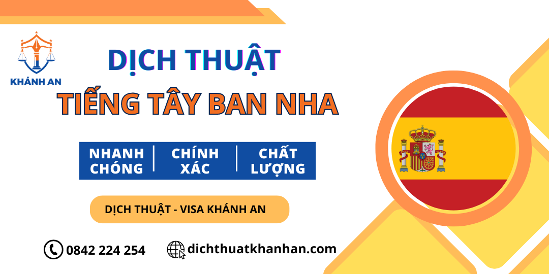 Dịch thuật tiếng Tây Ban Nha tại Cần Thơ - Dịch thuật Khánh An