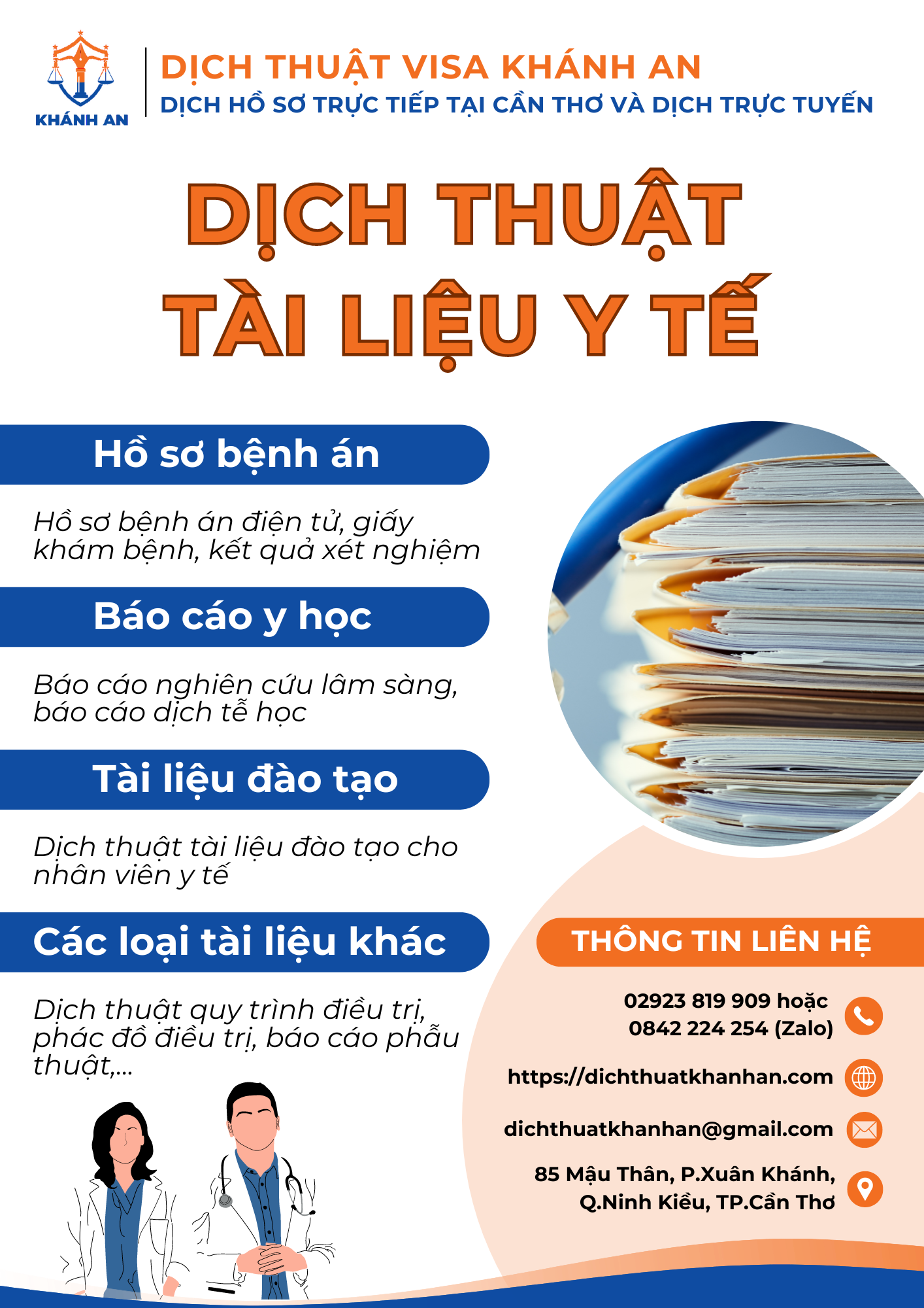 Dịch thuật tài liệu y tế - Dịch thuật Khánh An