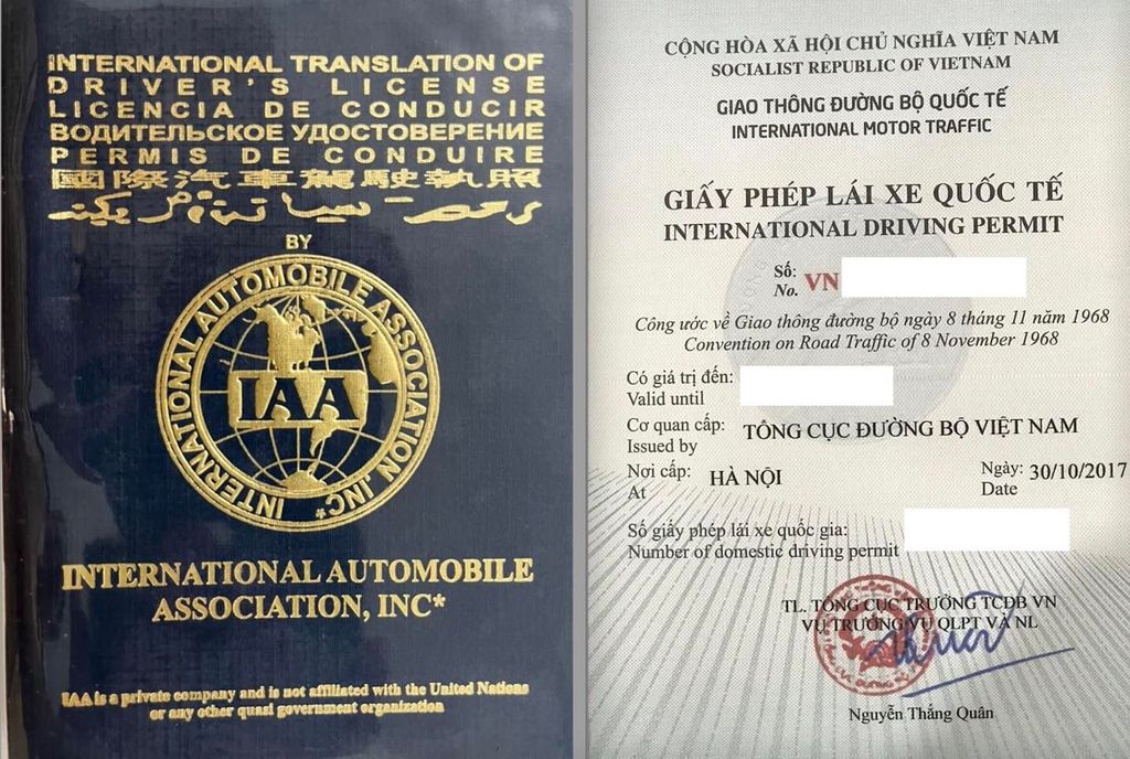 So sánh bằng lái quốc tế IDP và IAA