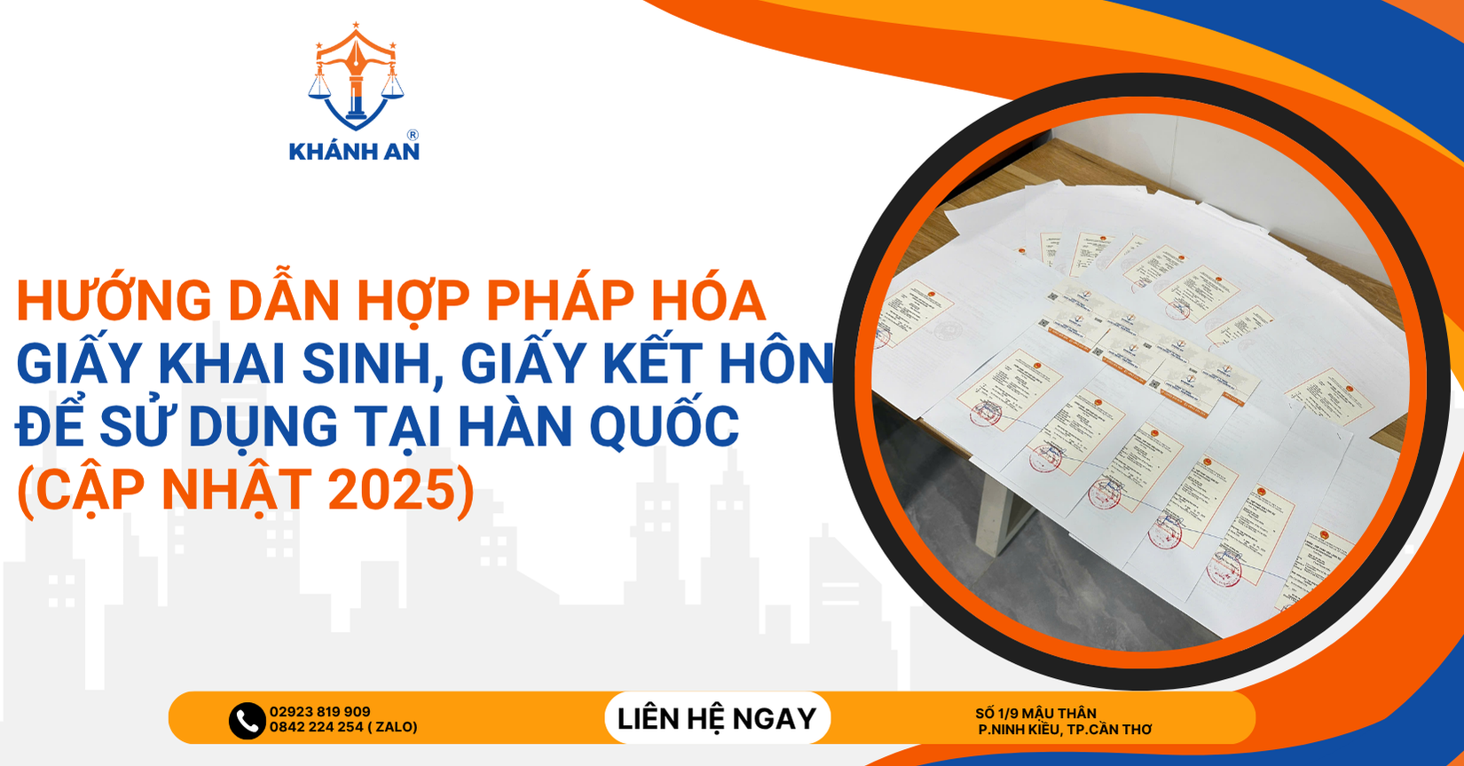 HƯỚNG DẪN HỢP PHÁP HÓA GIẤY KHAI SINH, GIẤY KẾT HÔN ĐỂ SỬ DỤNG TẠI HÀN QUỐC (CẬP NHẬT 2025) 2 hop phap hoa han quoc
