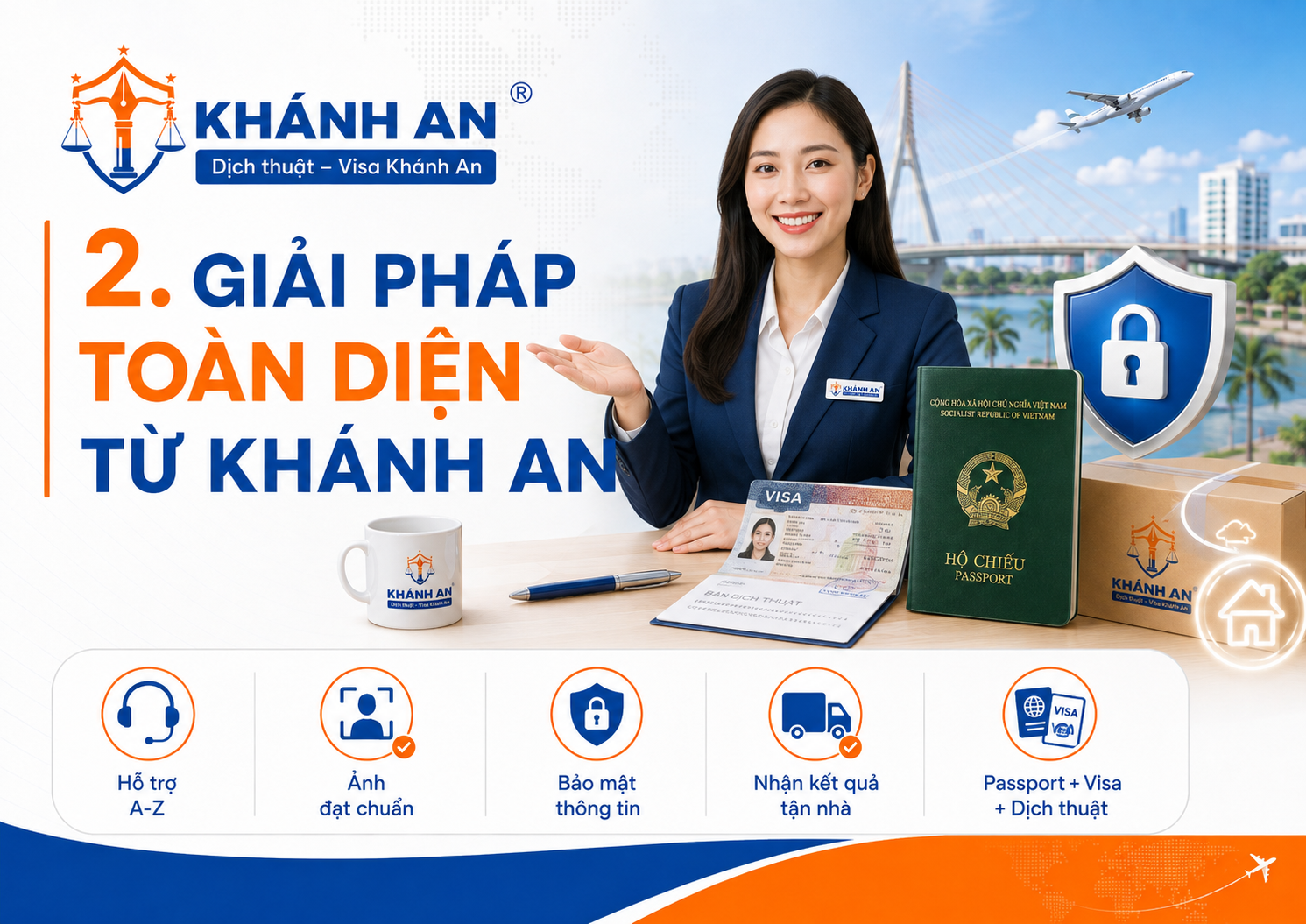 giải pháp toàn diện làm hộ chiếu từ khánh an