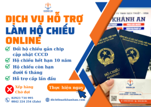 Làm hộ chiếu ( passport) ở đâu tại Cần Thơ - Dịch Thuật Khánh An
