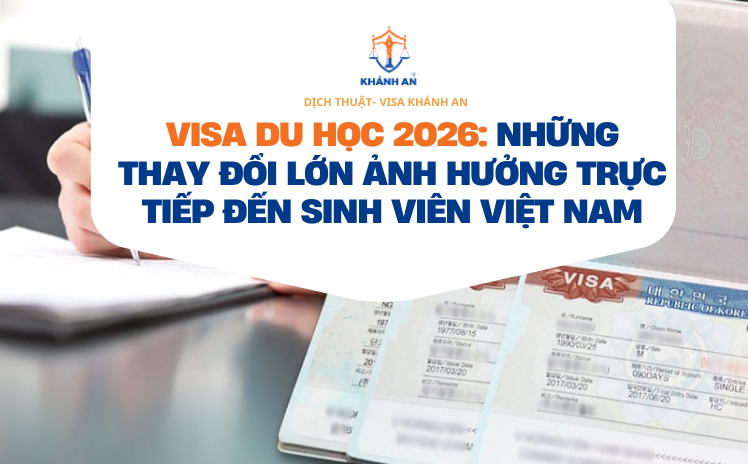 visa du học 2026