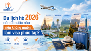 du lich he 2026 khong can visa