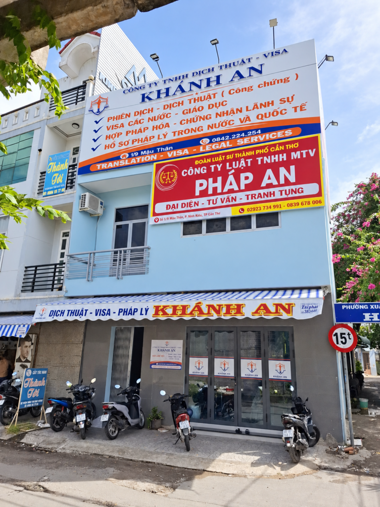 dịch thuật visa khánh an